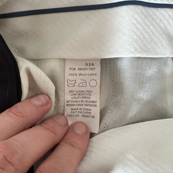 Full Black pinstripe suit - Moores - Picture 5 of 8